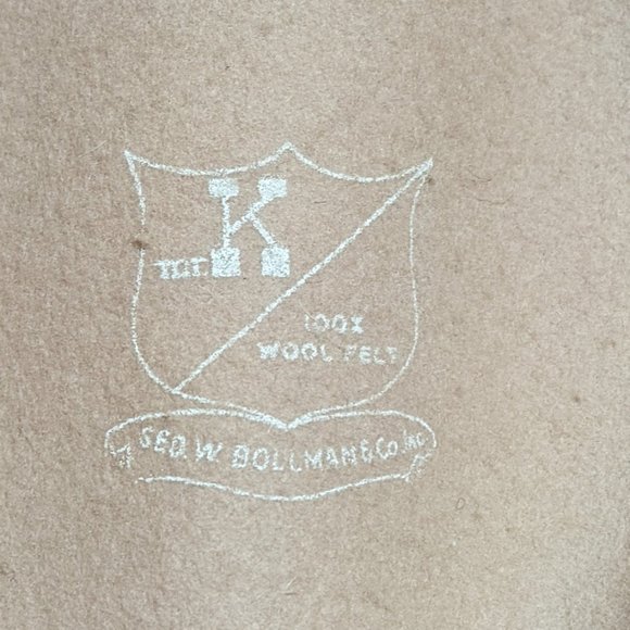 Mr. K Originals/Geo. W. Bollman Hats Vintage 100% Wool Felt Fedora - Picture 8 of 9